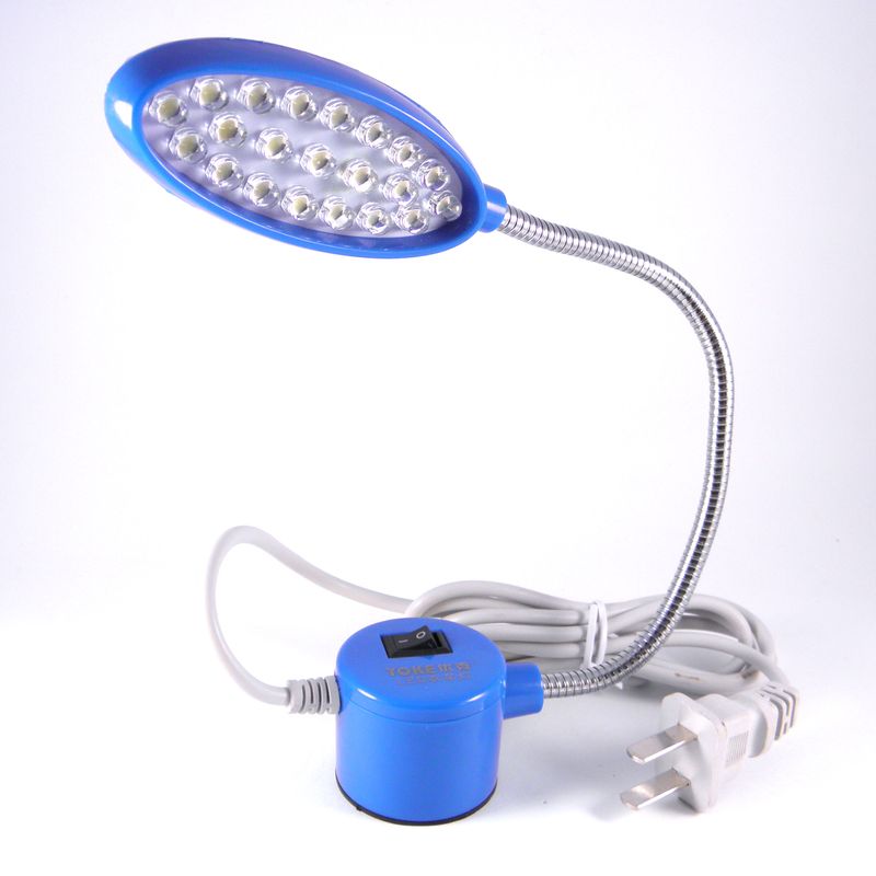 Светильник для швейной машины Y-21, (2, 8W), LED-21 110/220V, 50-60Hz, Blue, ПШМ