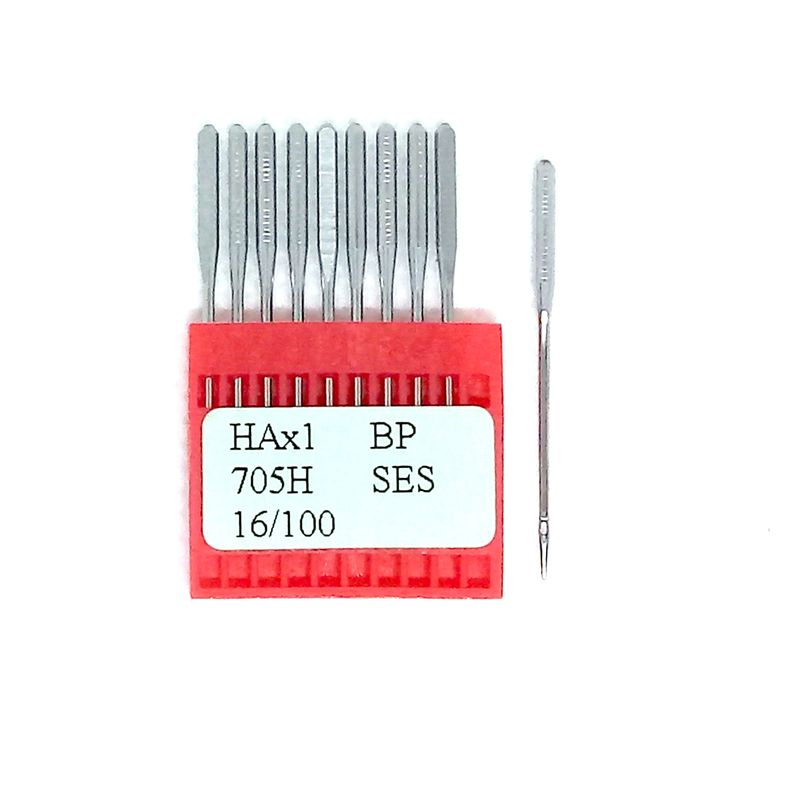 Иглы для трикотажа, джерси №100 / 16 DO, (HAx1, 130 / 705H, 15x1), 1уп. = 10шт