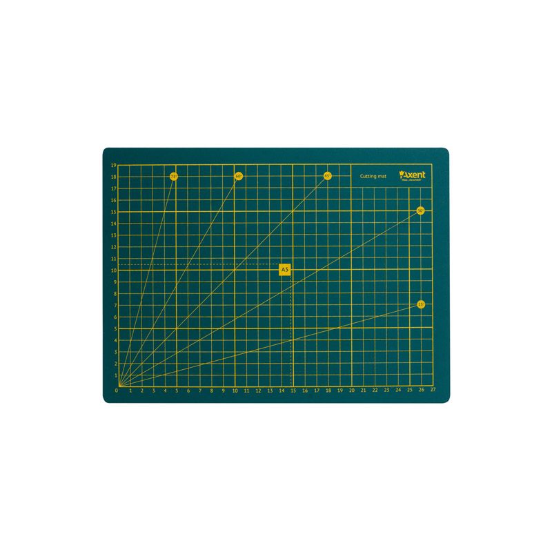 Коврик для кроя самовиривнюючийся 3 слоя, (30 х 22 х 0, 30) см, A4, ПВХ, Axent