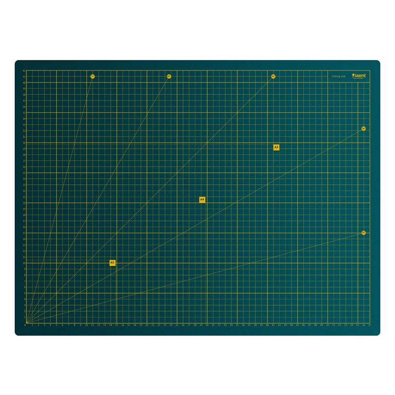 Коврик для кроя самовиривнюючийся 3 слоя, (60 х 45 х 0, 30) см, A2, ПВХ, Axent