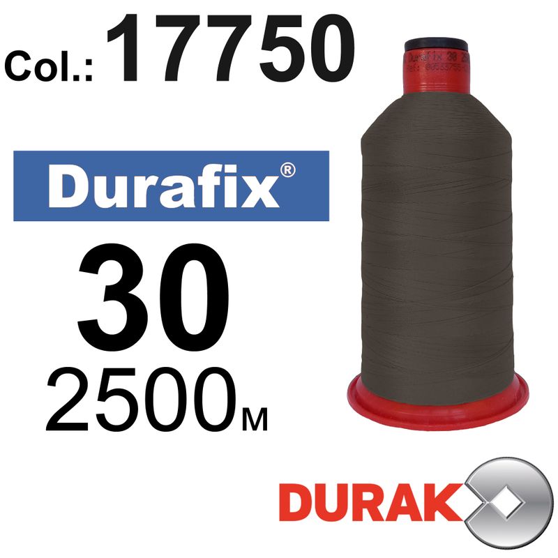 Нитки сверхпрочные, Durafix, полиэстер, N30 (80tex), длина 2500 м., цвет 46(17750)-266 колонка 9