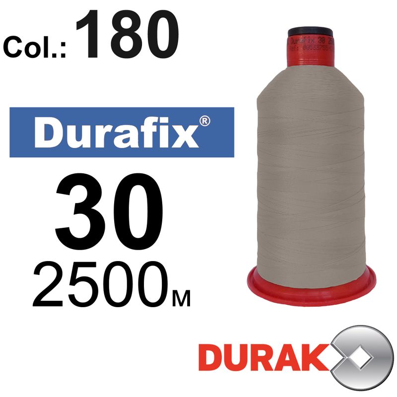 Нитки сверхпрочные, Durafix, полиэстер, N30 (80tex), длина 2500 м., цвет 49(180)-106 колонка 9