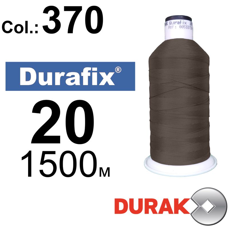 Нитки сверхпрочные, Durafix, полиэстер, N20 (135tex), длина 1500 м., цвет 05(370)-227 колонка 11