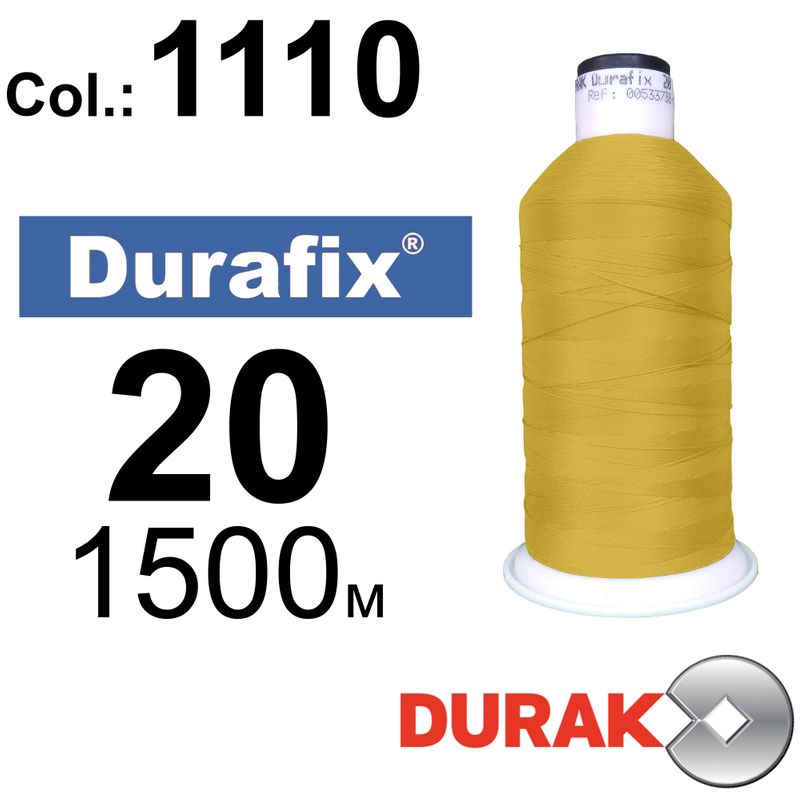 Нитки сверхпрочные, Durafix, полиэстер, N20 (135tex), длина 1500 м., цвет 13(1110)-029 колонка 1