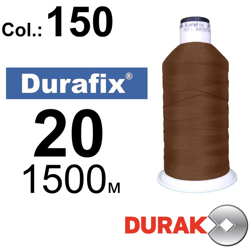 Нитки сверхпрочные, Durafix, полиэстер, N20 (135tex), длина 1500 м., цвет 21(150)-299 колонка 2