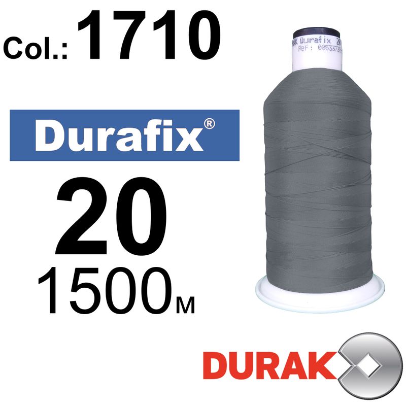 Нитки сверхпрочные, Durafix, полиэстер, N20 (135tex), длина 1500 м., цвет 09(1710)-109 колонка 11