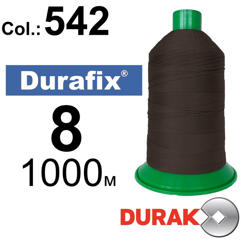 Нитки сверхпрочные, Durafix, полиэстер, N08 (330tex), длина 1000 м., цвет 17(542)-046 колонка 10