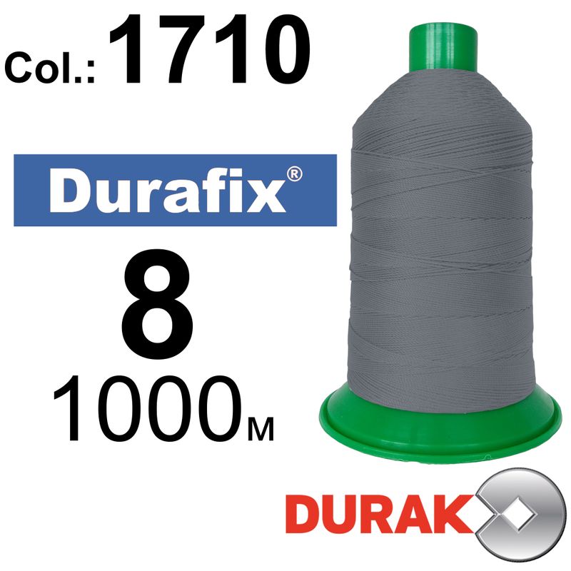 Нитки сверхпрочные, Durafix, полиэстер, N08 (330tex), длина 1000 м., цвет12(1710)-109 колонка 11