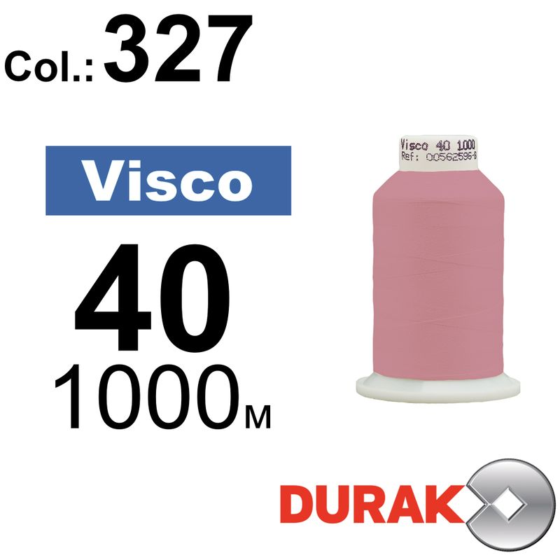 Нитки для машинной вышивки, Visco, вискоза, N40 (120D/2), длина 1000 м. цвет (0327) к5