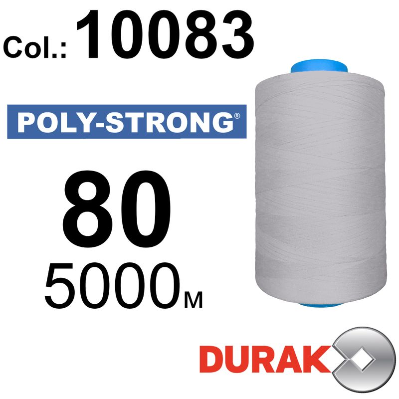 Нитки армированные, Poly-Strong PP, полиэстер, N80 (40tex), длина 5000 м., цвет 30(10083)124 - к17