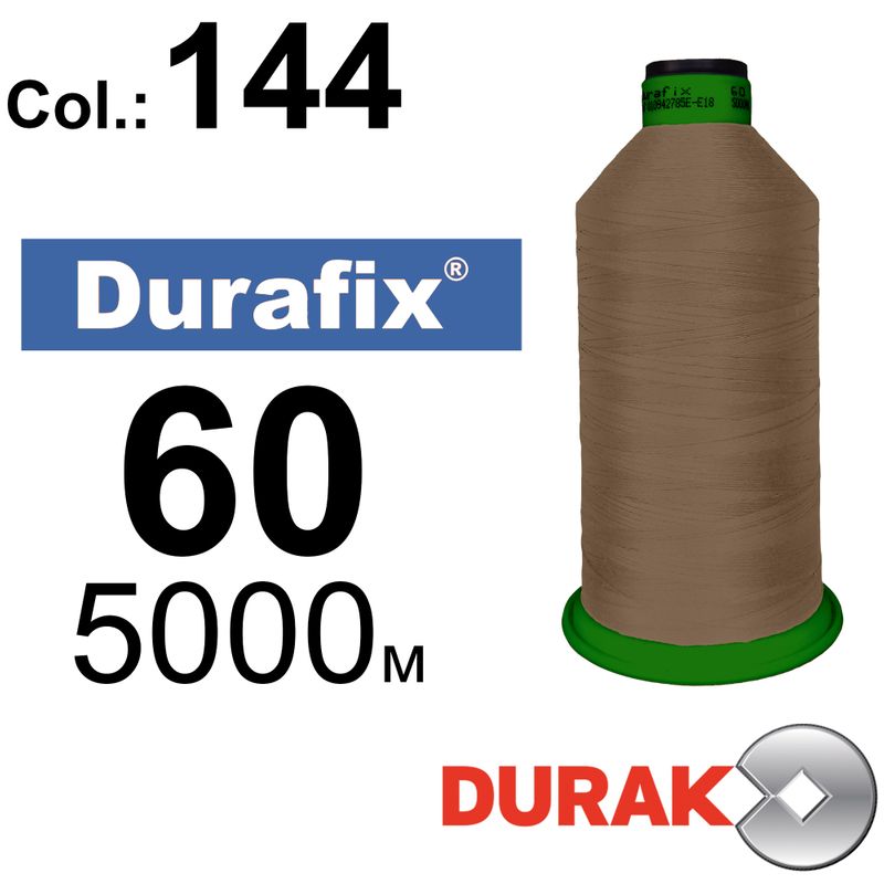 Нитки сверхпрочные, Durafix, полиэстер, N60 (45tex), длина 5000 м., цвет 16(144)-159 колонка 3