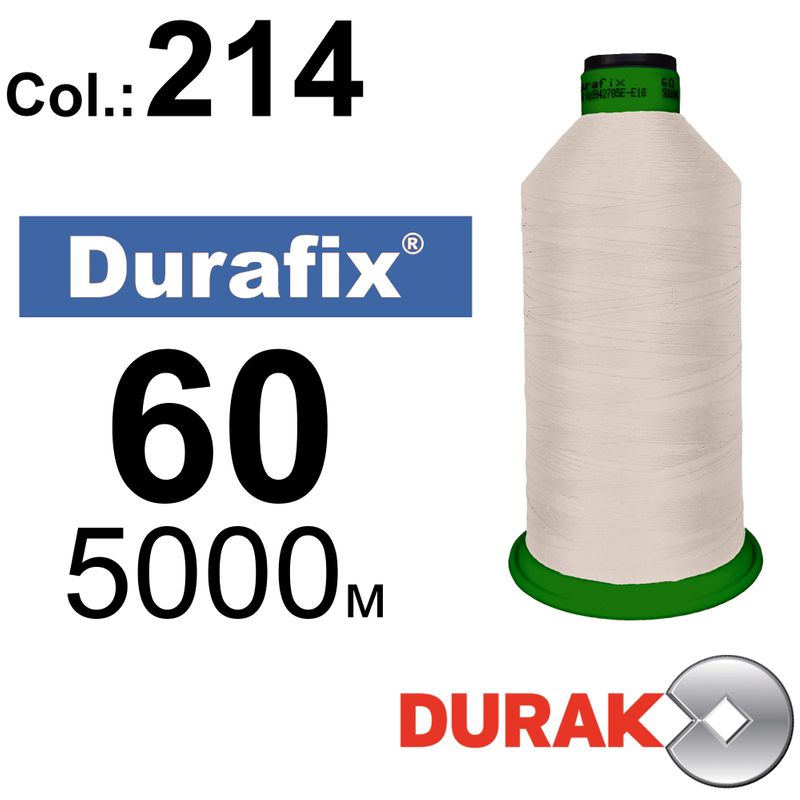 Нитки сверхпрочные, Durafix, полиэстер, N60 (45tex), длина 5000 м., цвет 19(214)-172 колонка 4