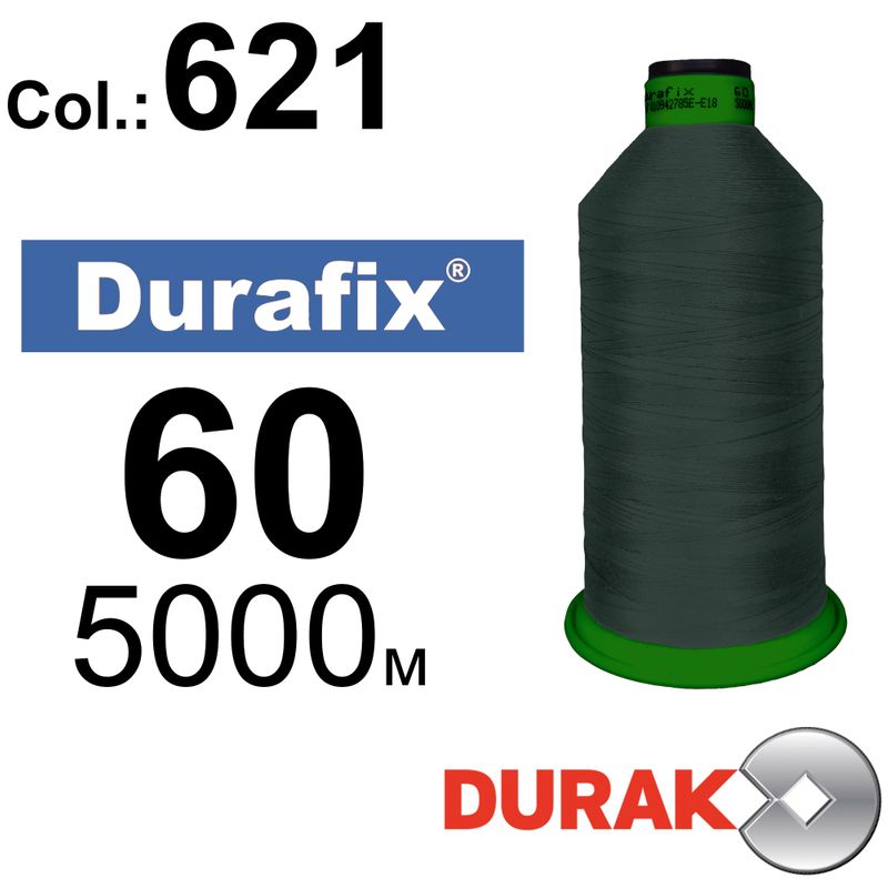 Нитки сверхпрочные, Durafix, полиэстер, N60 (45tex), длина 5000 м., цвет 31(621)-212 колонка 8