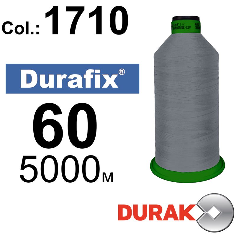 Нитки сверхпрочные, Durafix, полиэстер, N60 (45tex), длина 5000 м., цвет 35(1710)-109 колонка 11