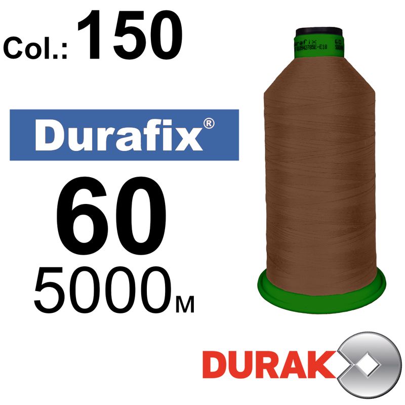 Нитки сверхпрочные, Durafix, полиэстер, N60 (45tex), длина 5000 м., цвет 41(150)-299 колонка 2