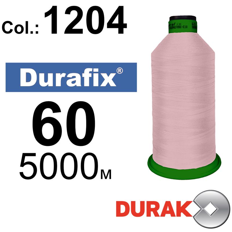 Нитки сверхпрочные, Durafix, полиэстер, N60 (45tex), длина 5000 м., цвет 45(1204)-173 колонка 5