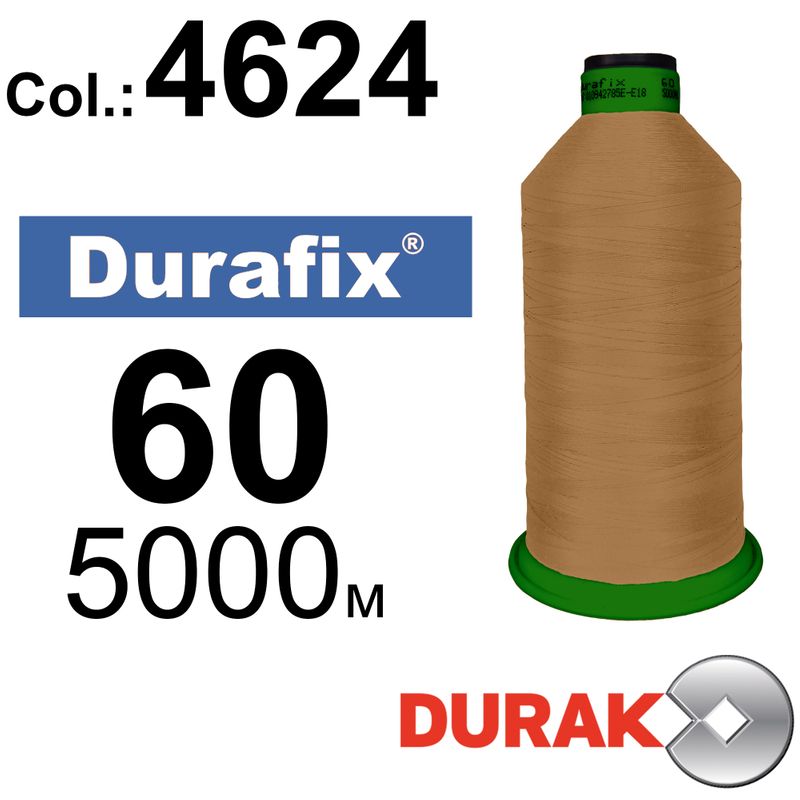 Нитки сверхпрочные, Durafix, полиэстер, N60 (45tex), длина 5000 м., цвет 46(4624)-128 колонка 2