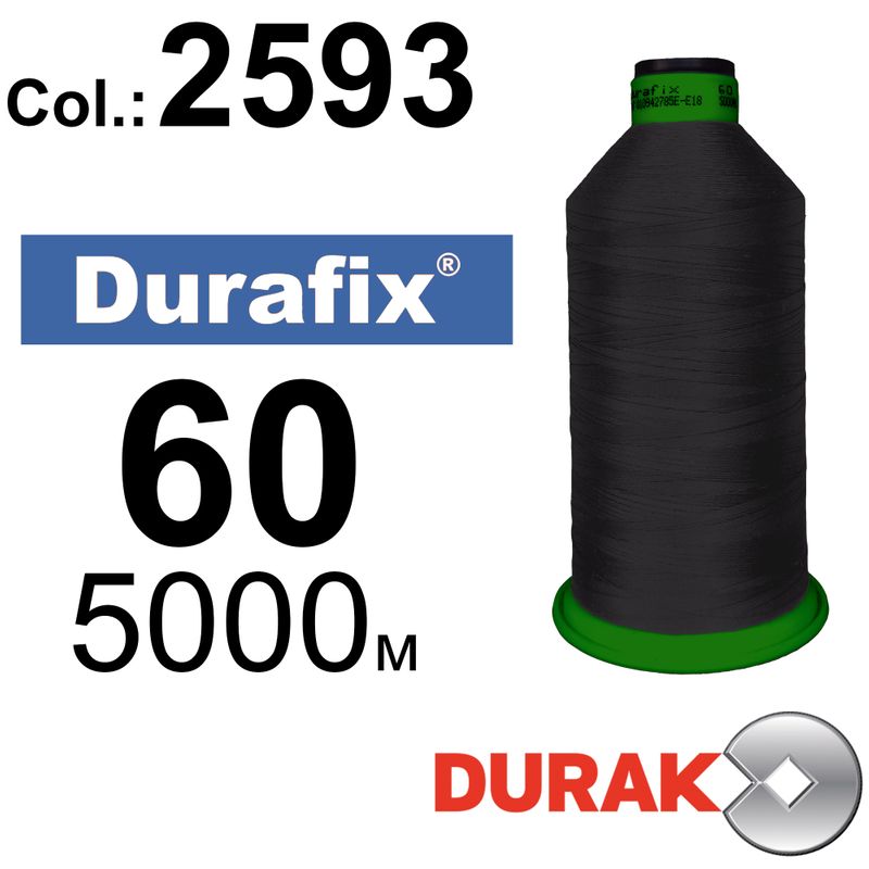 Нитки сверхпрочные, Durafix, полиэстер, N60 (45tex), длина 5000 м., цвет16(1781)-178 колонка 3