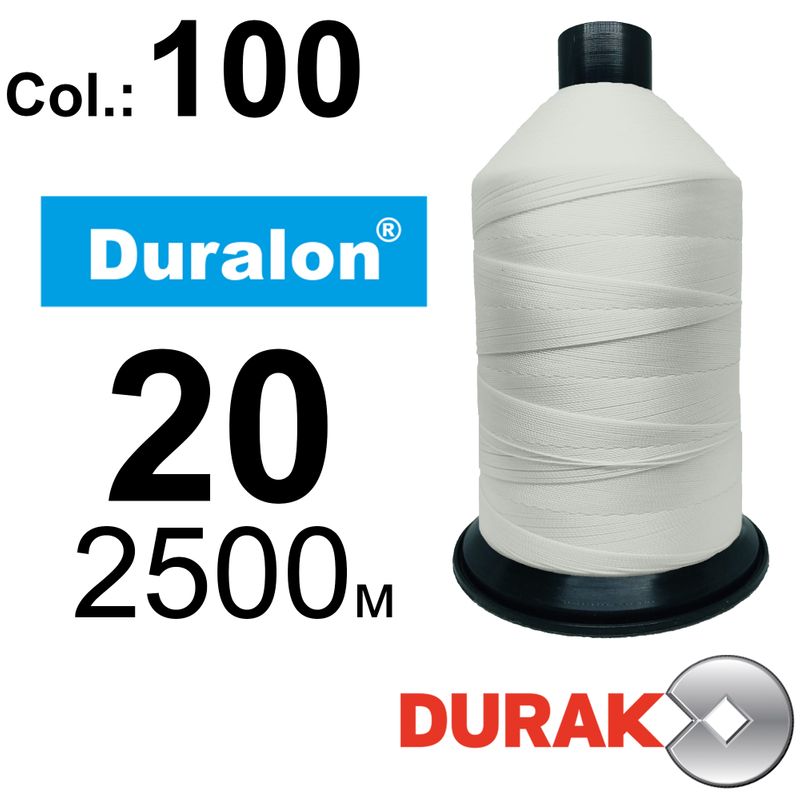 Нитки сверхпрочные, Duralon, нейлон 6. 6, N20 (150tex), длина 2500м., цвет (100)-566, к-1