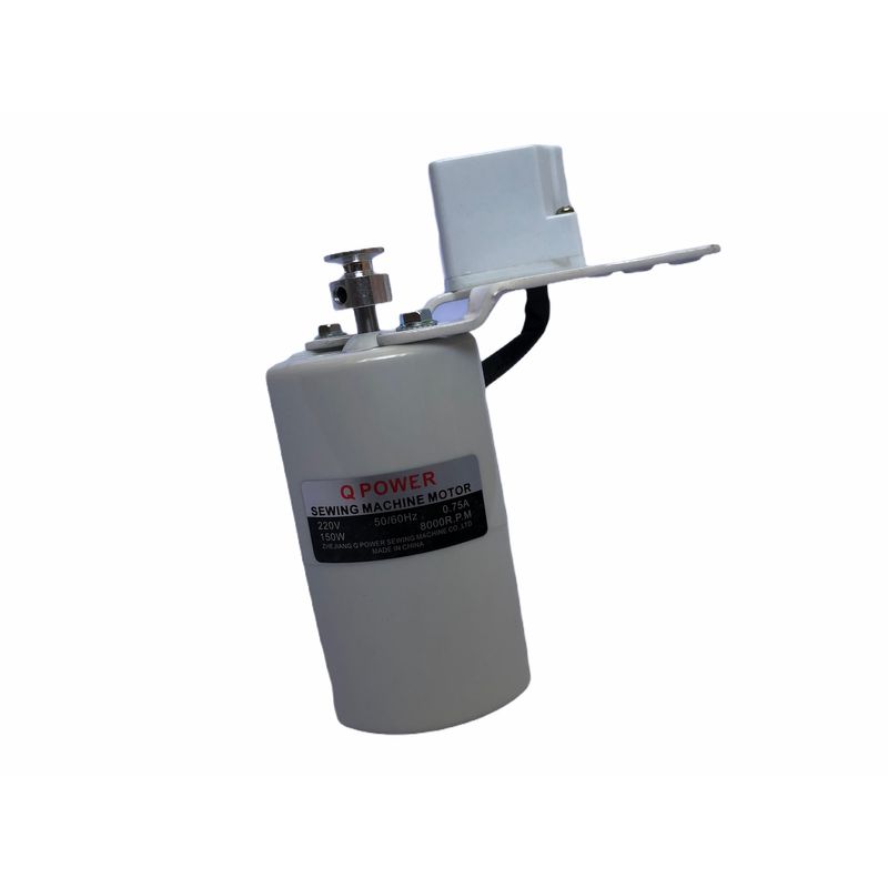 Мотор для швейной машины 150W, в пластиковом корпусе, 100% copper, 220V, 50 / 60Hr 0, 75A, 8000 об / мин