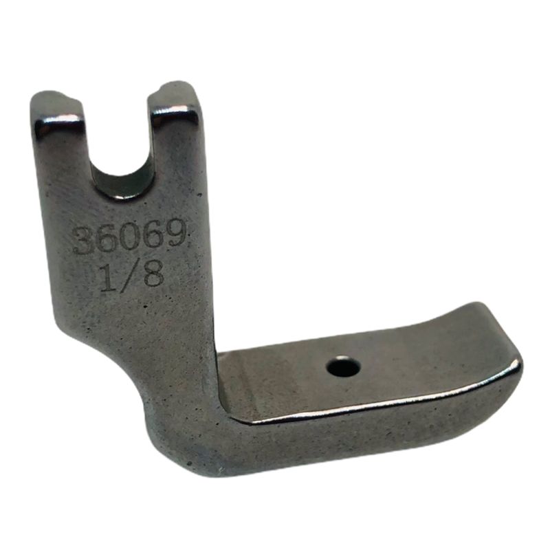 Лапка для промышленных швейных машин, для вшивания Кедер, канта, шнура односторонняя неподвижная 36069 (Р69R) 3, 2мм 1/8, CH, права