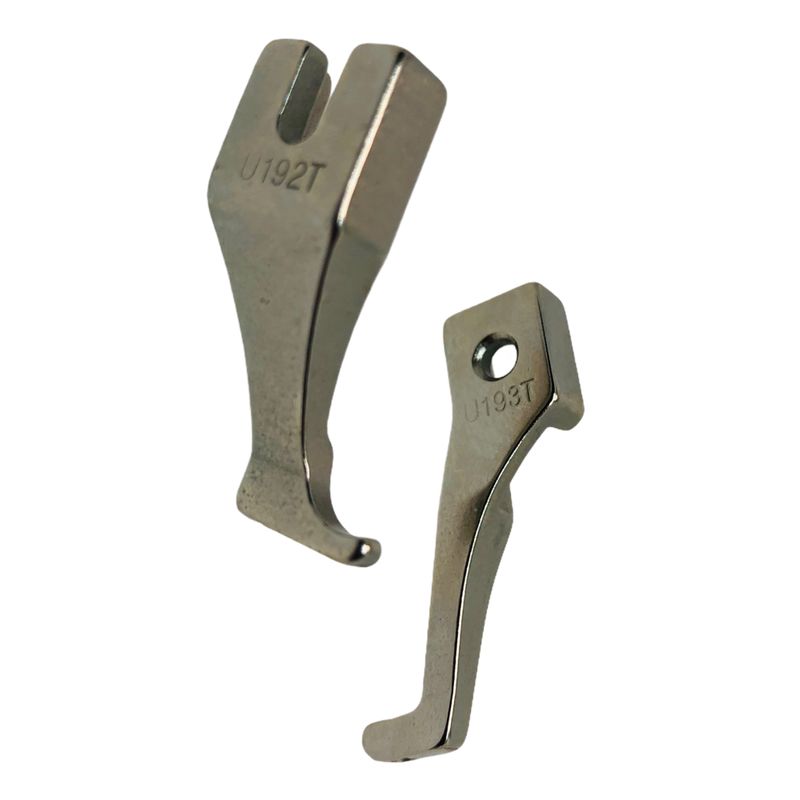 Лапка для промышленных швейных машин, для вшивания молнии комплект U192T-U193T, для шм с двойным продвижением, Yoke