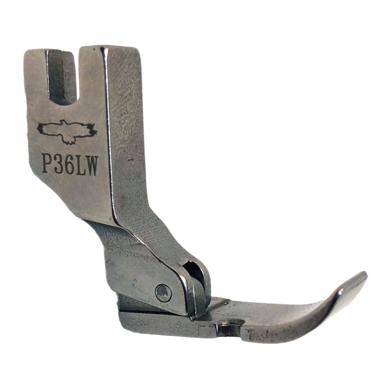 Лапка для промышленных швейных машин, для вшивания молнии односторонняя широкая P36LW (31358 HXW) (10мм), GE, левая