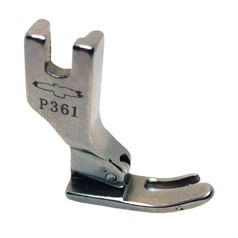 Лапка для промышленных швейных машин, для вшивания молнии односторонняя двойная лыжня, ​​узкая P361 (121950 H), GE, права