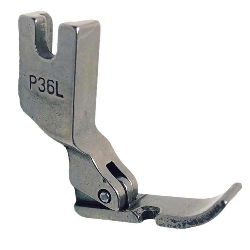 Лапка для промышленных швейных машин, для вшивания молнии односторонняя широкая P36L (31358HW) (8мм), GE, левая