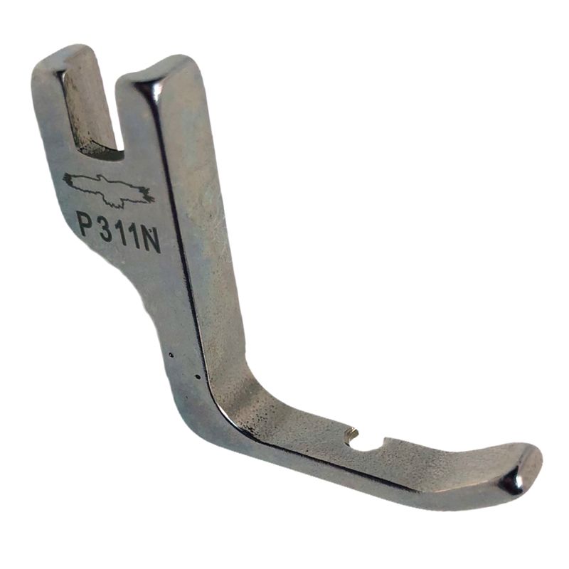 Лапка для промышленных швейных машин, для вшивания молнии односторонняя неподвижная узкая P311N (12435 N), GE, права
