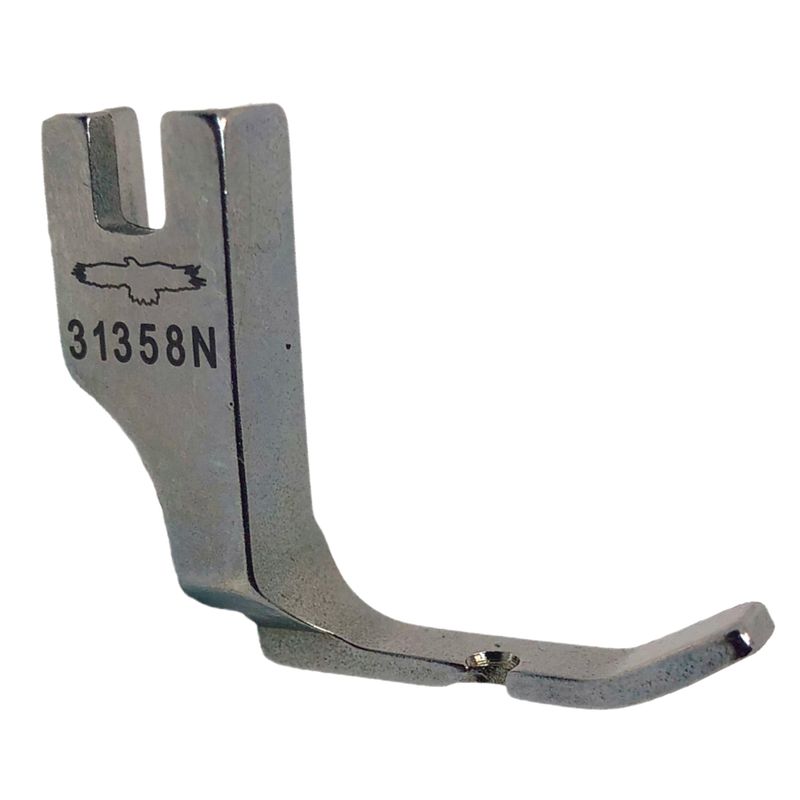 Лапка для промышленных швейных машин, для вшивания молнии односторонняя неподвижная узкая P301N (31358 N), GE, левая