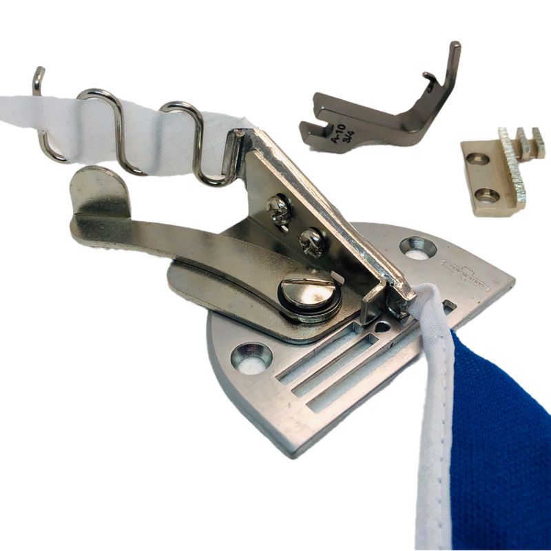 Окантователь для промышленных швейных машин в 4 сборки А10/S60, ширина ленты, 16мм-5/8