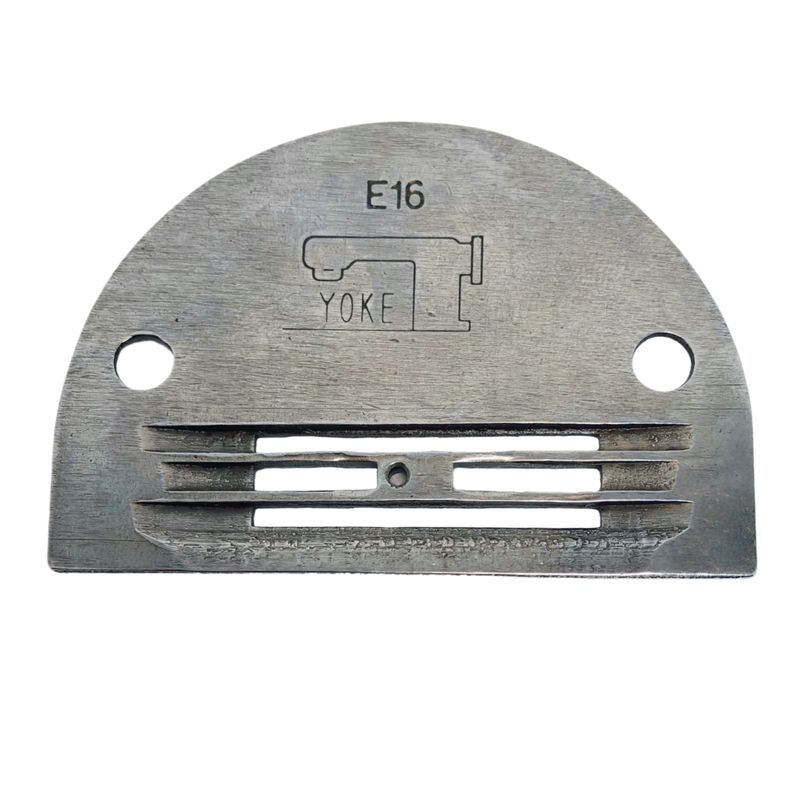Игольная пластина E16 для универсальных промышленных машин, O 1, 6 мм, Yoke