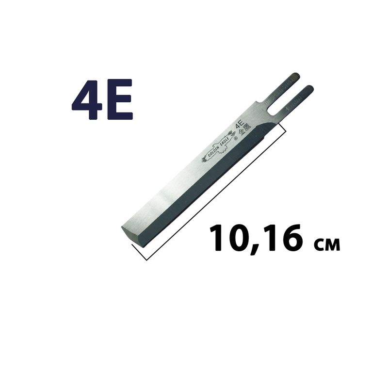 Лезвие прямое для раскройного ножа 4E HSS (5A) EASTMAN, длина 100 мм, GE, 1шт