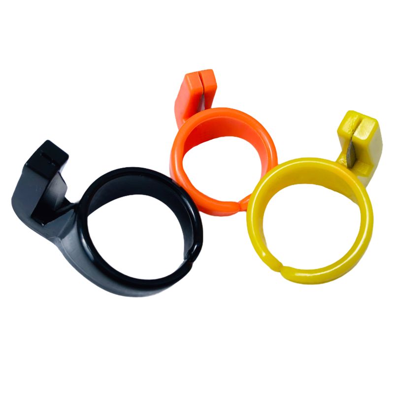 Кольцо с ножом, швейное для подрезки нитей, TC-RGMIX, упаковка 12шт, GE