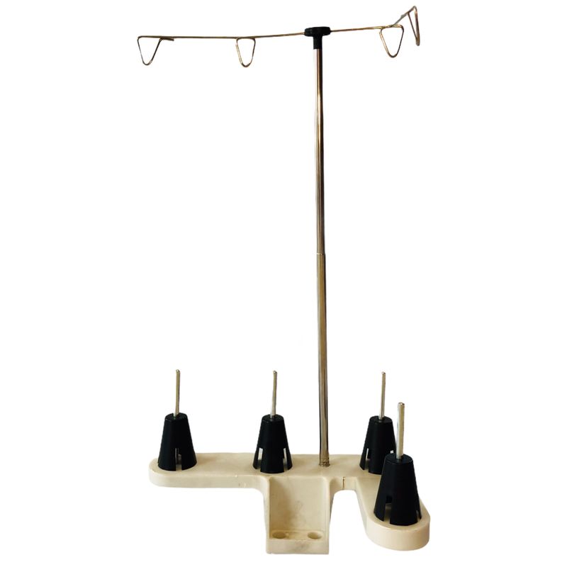 Подставка (стойка) переходник на 4 катушки ниток для промышленных швейних машин, основа пластик