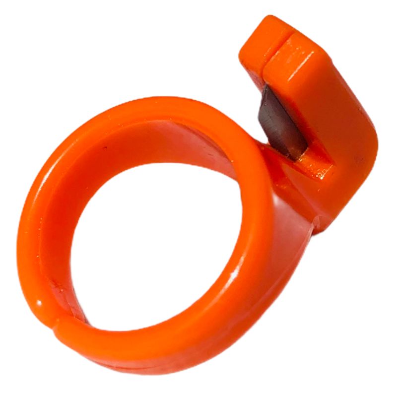 Кольцо с ножом, швейное для подрезки нитей, TC-RGMIX, GE