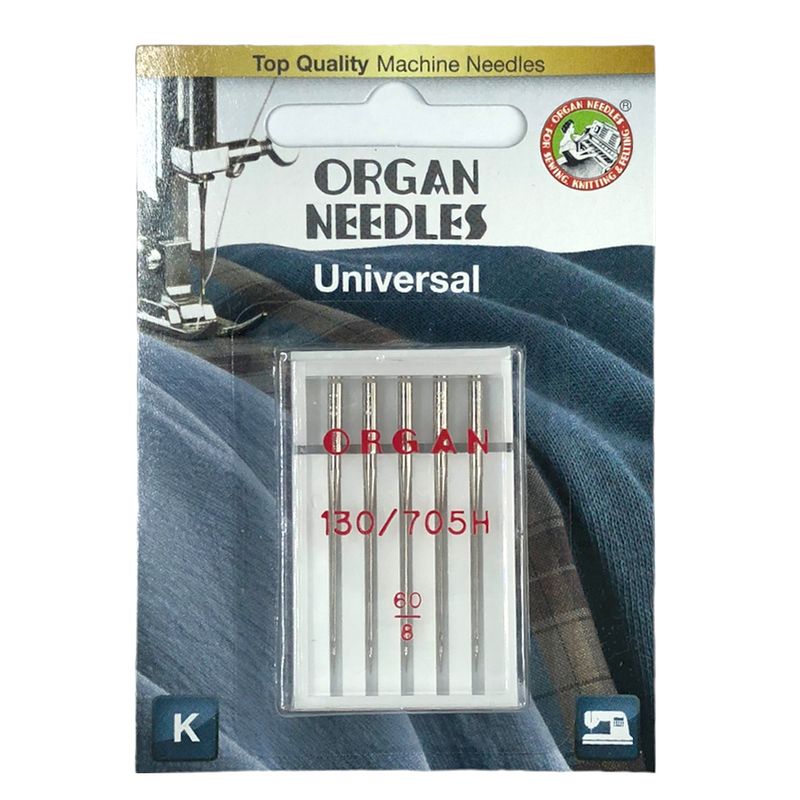 Иглы универсальные № 60/8, OR, (HAx1, 130 / 705H, 15x1), 1уп. = 5шт, блистер