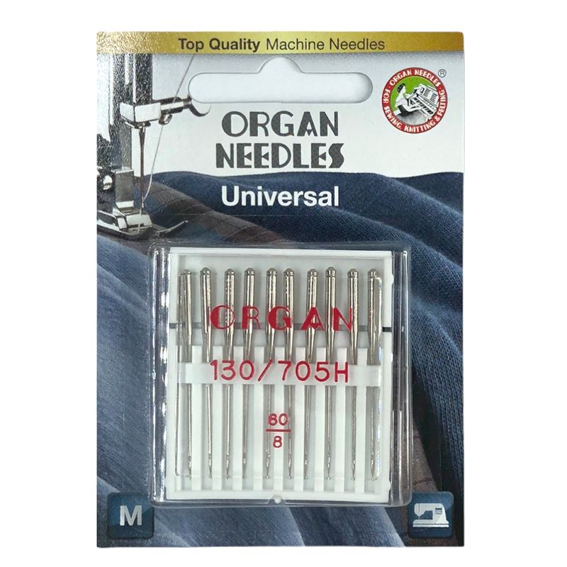 Иглы универсальные № 60/8, OR, (HAx1, 130 / 705H, 15x1), 1уп. = 10шт, блистер