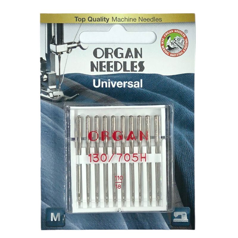 Иглы универсальные №110 / 18, OR, (HAx1, 130 / 705H, 15x1), 1уп. = 10шт, блистер