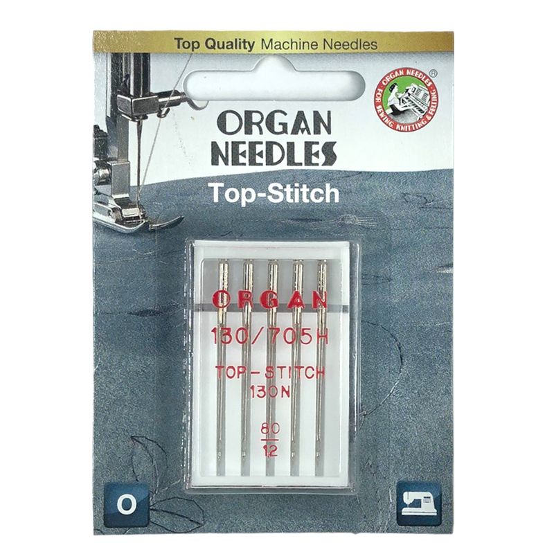 Иглы для декоративных швов № 80/12, OR, (130x705H) -1уп. = 5шт, блистер