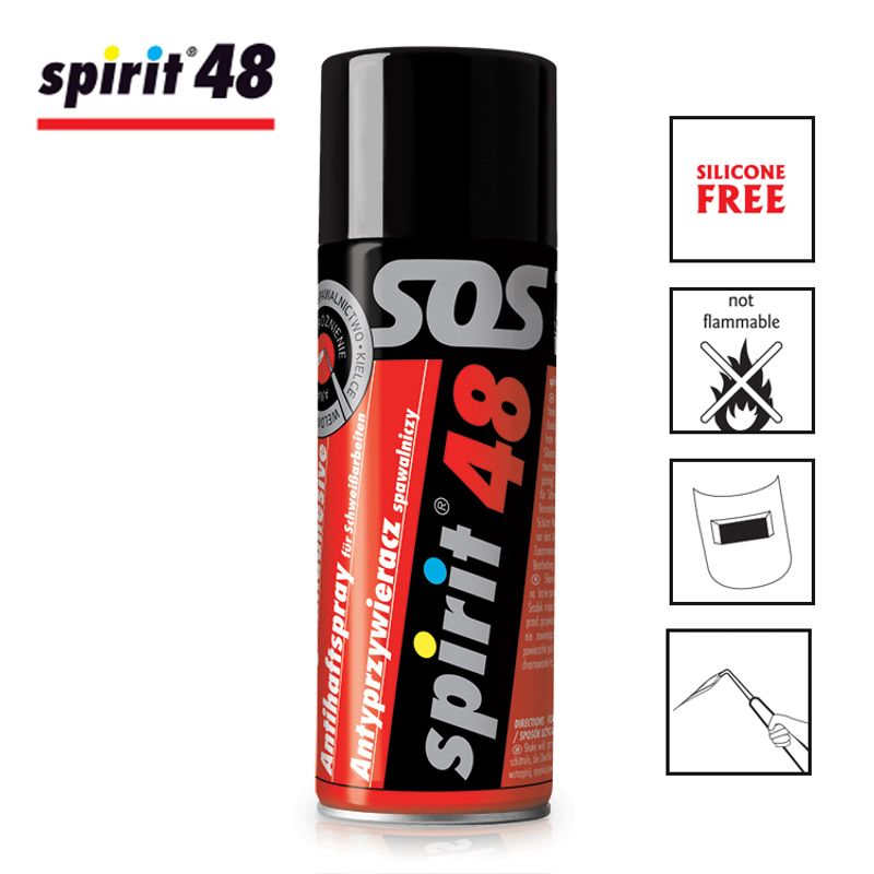 Смазка без силикона для сварочных работ SPIRIT 48 - спрей 300мл