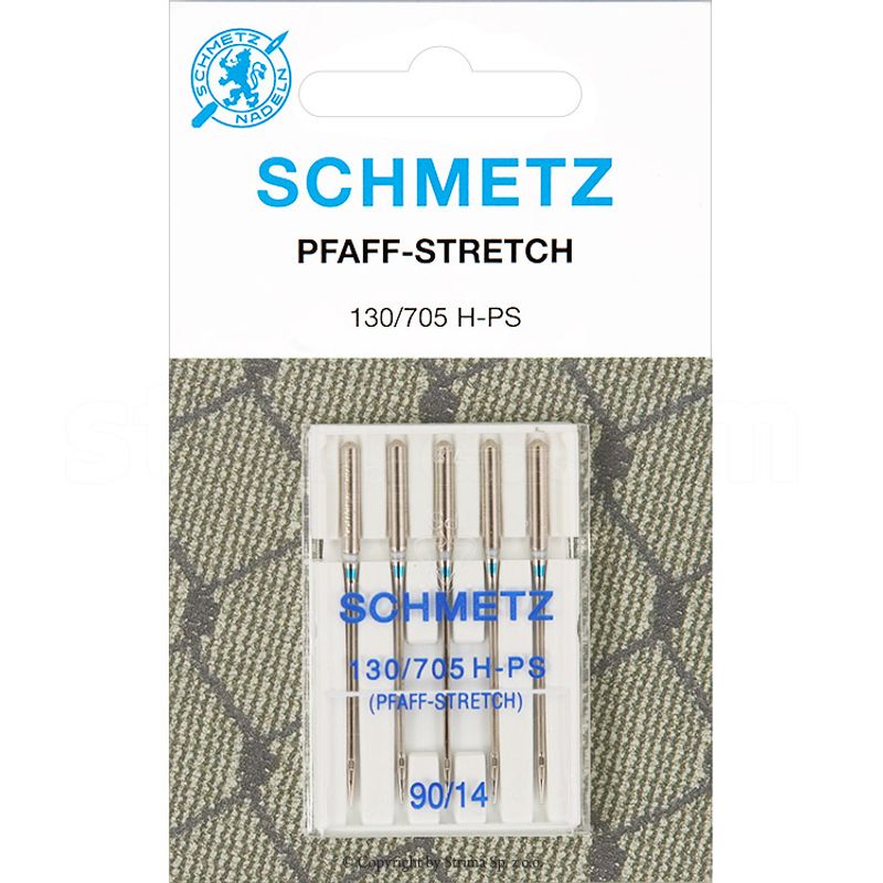 Иглы для стрейча, БШМ PFAFF №90/14, SC, (130/705 H-PS), 1уп. =5шт