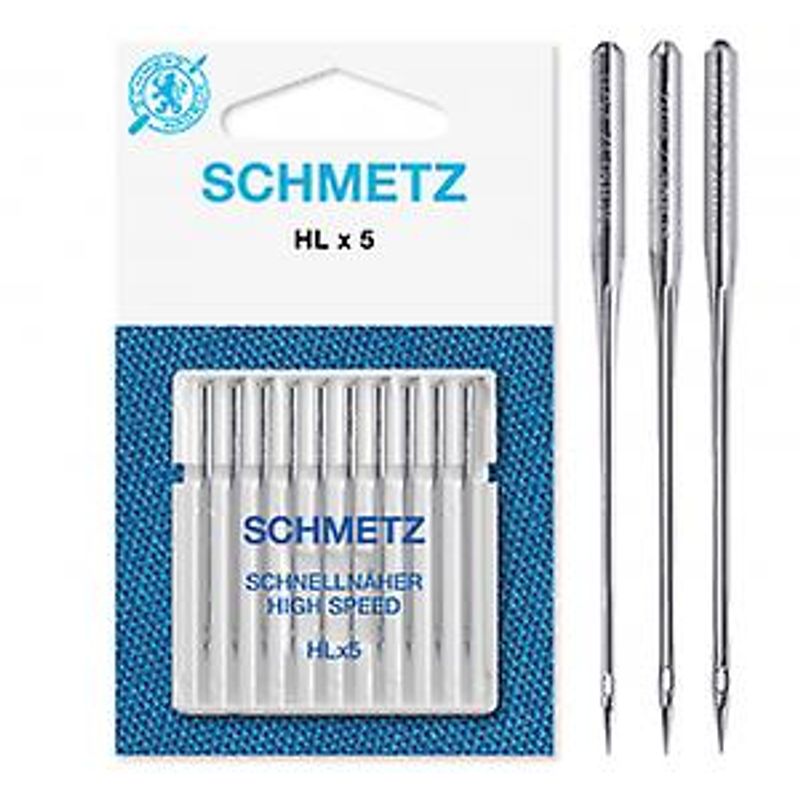 Иглы стебельные №75/11, SC, (HLх5), для высокоскоростных БШМ, с хромированным стержнем, 1уп. =10шт