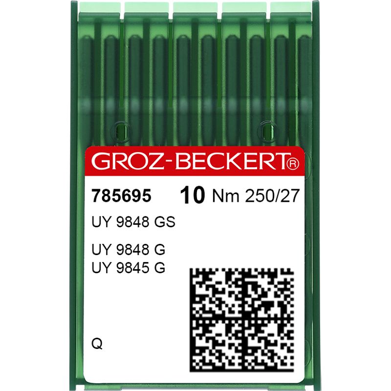 Иглы UY9848GS, №250, ГБ, (UY1975GS, UOX1975), 1уп. =10шт
