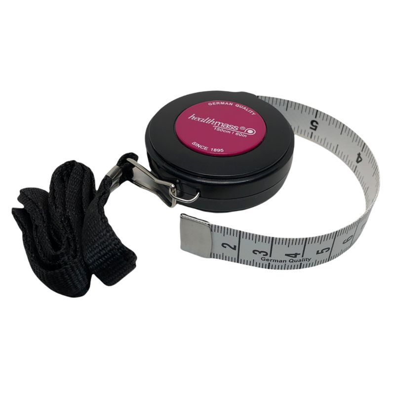 Рулетка, сантиметр портняжный, 1, 5х150см, 60 дюймов, цвет-черный