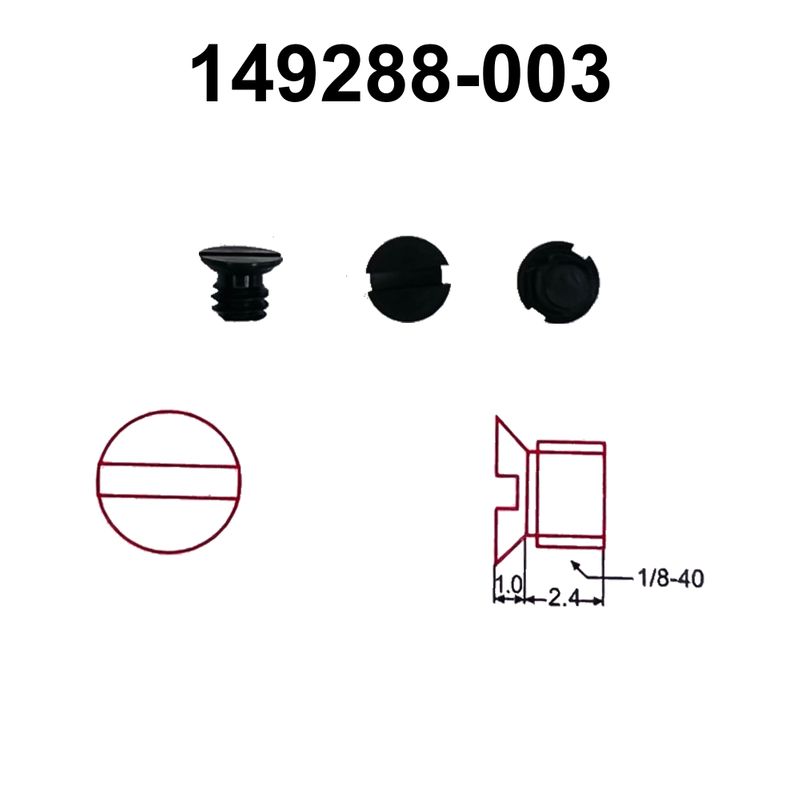 Винт для обрезного ножа фиксированного на Brother B814, 149288-003, GE, уп-100шт