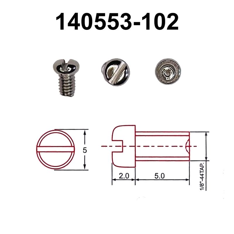 Винт для иглы на одноголочных машинах, 140553-102, GE, уп-100шт