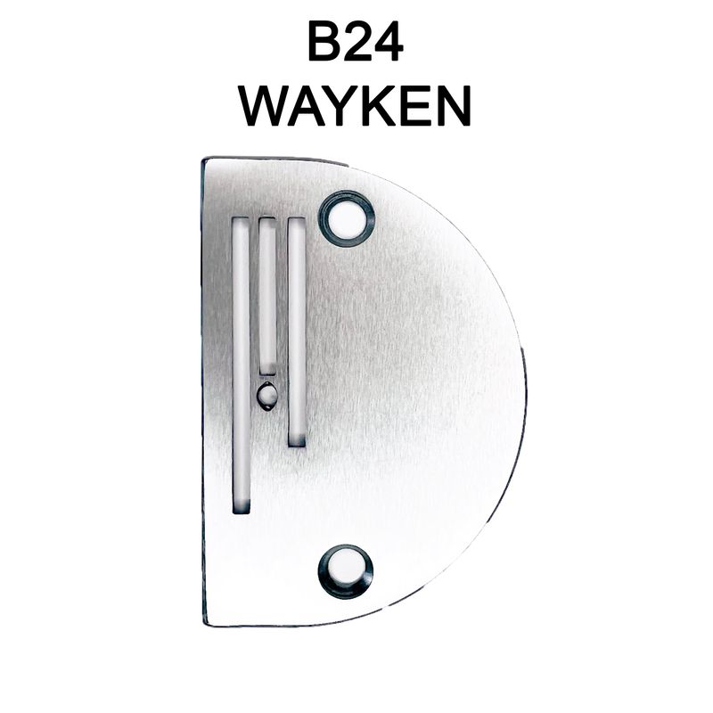 Игольная пластина B24 для универсальных промышленных машин, O 2, 4 мм, WAYKEN