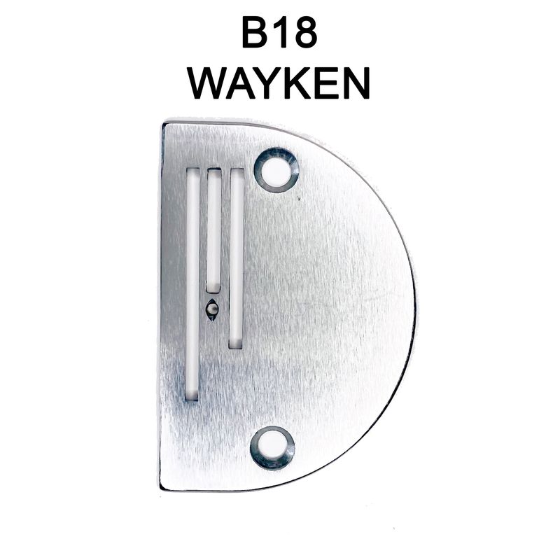 Игольная пластина B18 для универсальных промышленных машин, O 1, 8 мм, WAYKEN